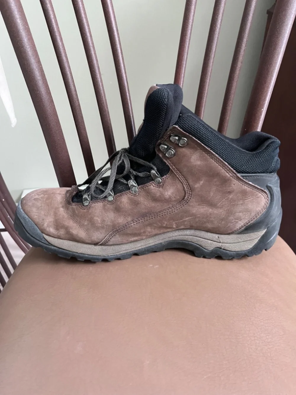 Timberland Trail Dust 2 Brown Leather Mid-Hiker Boot/Mens Size 15M